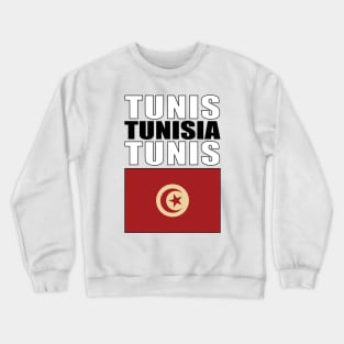 Flag of Tunisia Crewneck Sweatshirt